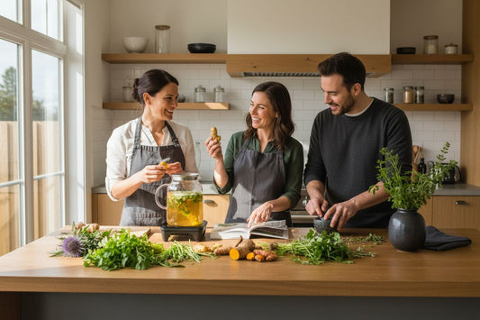herbal detox, wellness, fresh herbs
