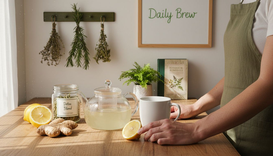 Step by Step Herbal Infusion Naturally for Detox Support