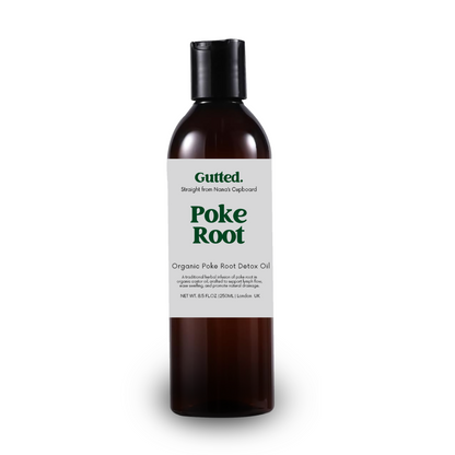 Organic Poke Root Castor Oil Refill – 250ml | Herbal Oil for Packs & Detox Rituals