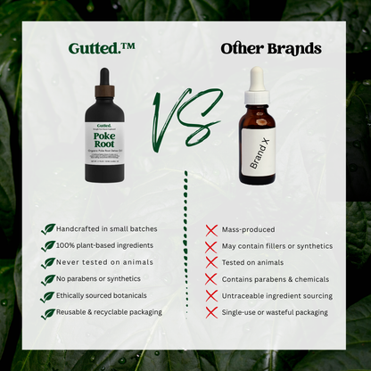 Organic Poke Root Oil – 100ml & 50ml | Wild-Infused Oil for Lymphatic Detox Support