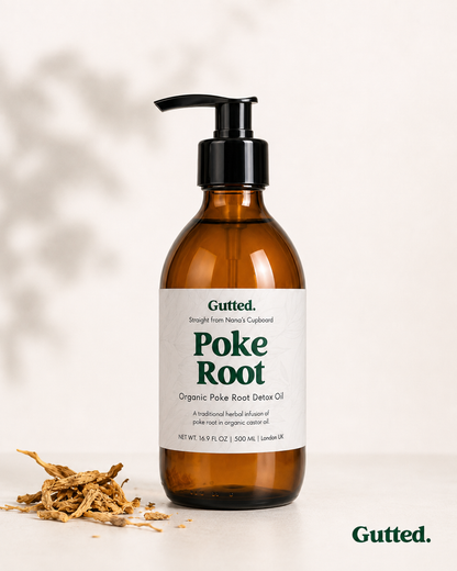 Professional Poke Root Infused Organic Castor Oil | Wholesale & Bulk Massage Oil for Therapists | 500ml & 1L
