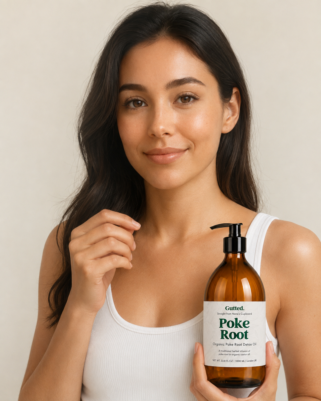 Professional Poke Root Infused Organic Castor Oil | Wholesale & Bulk Massage Oil for Therapists | 500ml & 1L