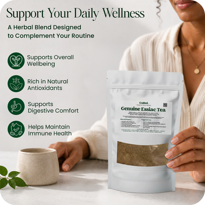 Genuine Essiac Tea – Authentic 8-Herb Detox | 4oz (112g) | Organic Herbal Blend | by Canadian Rene Caisse| 128-Day Cleanse Support | UK