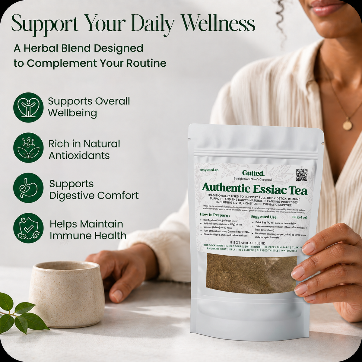 Authentic Essiac Tea daily wellness