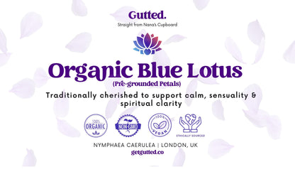 Organic Egyptian Blue Lotus | Pre-Ground Petals | Herbal Blend | 30g | 1oz