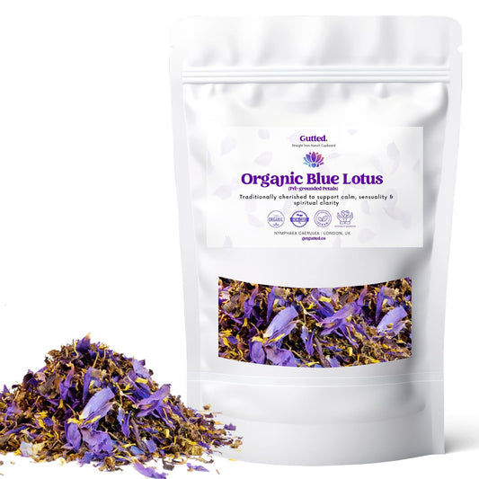 Organic Egyptian Blue Lotus | Pre-Ground Petals | Herbal Blend | 30g | 1oz
